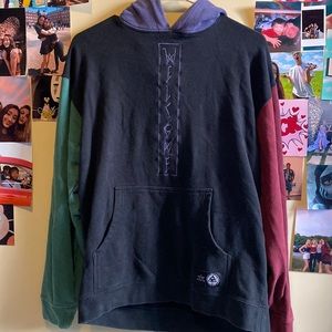 Welcome skateboards color block hoodie